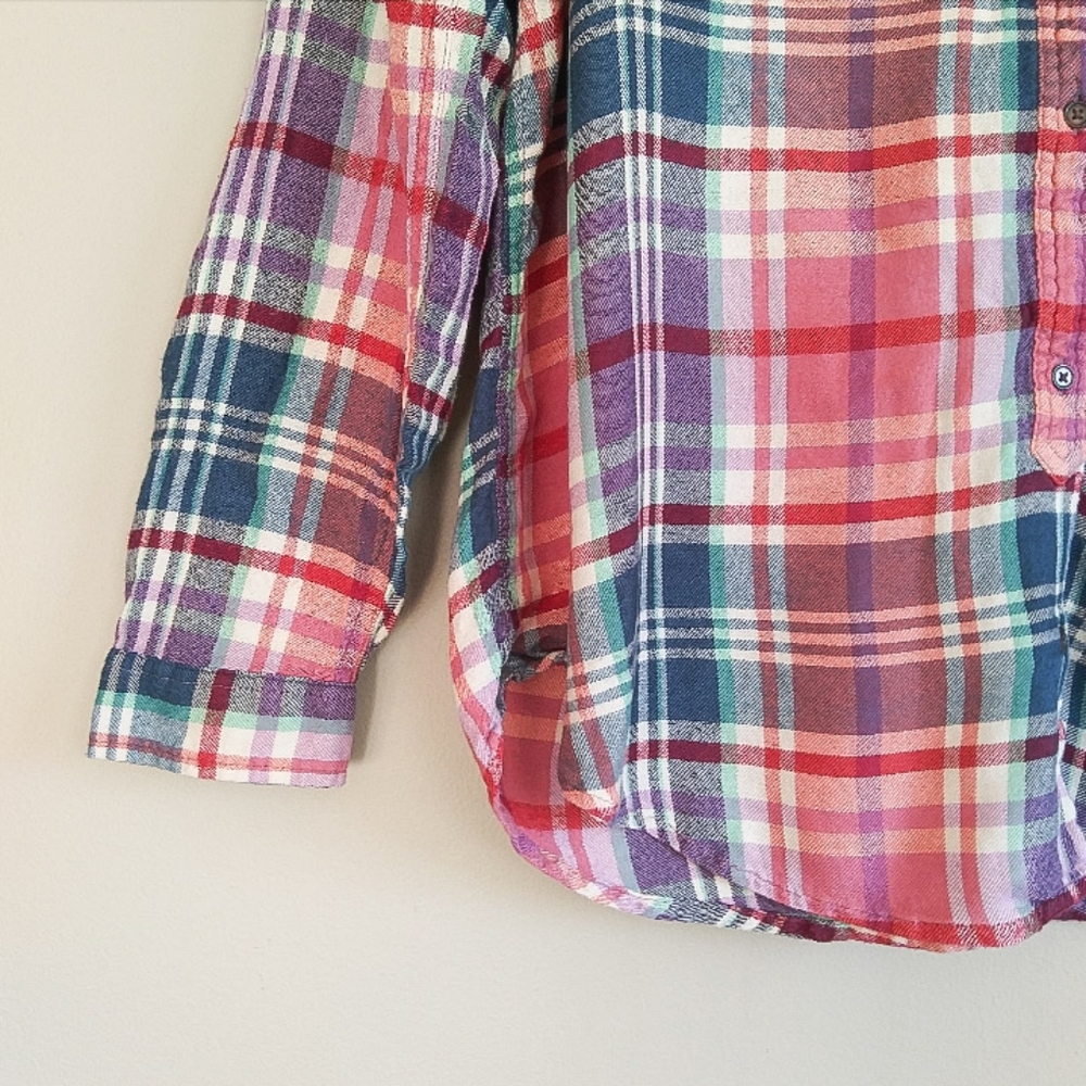 Lucky Brand Multi-Color Flannel - Picture 2 of 4